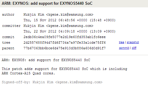 exynos-5440-git