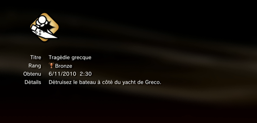007 blood stone trophees MASQUES PS3 PS3GEN 01