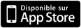 badge logo disponible app store