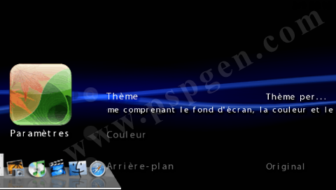 Choisir un Theme pour PSP