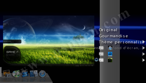 Choisir un Theme pour PSP