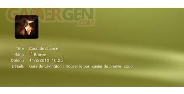 Heavy Rain trophees caches bronze 11