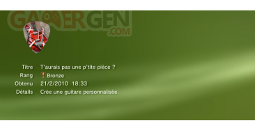 Guitar Hero Van Halen Trophees caches  6