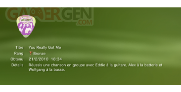 Guitar Hero Van Halen Trophees caches  13