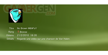 Guitar Hero Van Halen Trophees caches  17