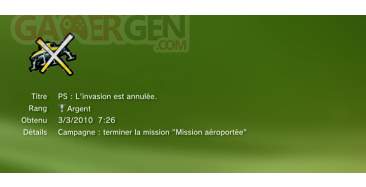 Battlefield bad Company 2 Trophees Argent  1