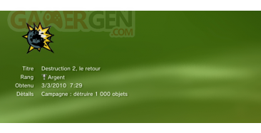 Battlefield bad Company 2 Trophees Argent  4