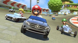 Mario Kart 8 06 08 2014 DLC Mercedez screenshot 1