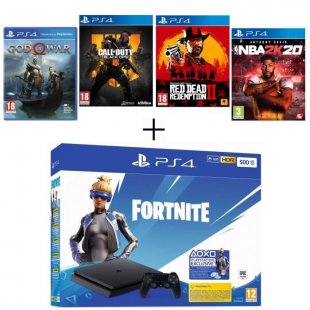 ps4 500 go noire god of war call of duty black ops red dead redemption 2 nba 2k20
