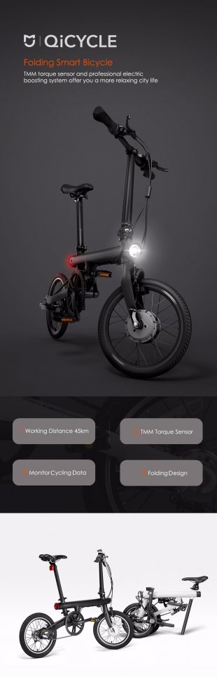 velo electrique Xiaomi QiCYCLE EF1 1
