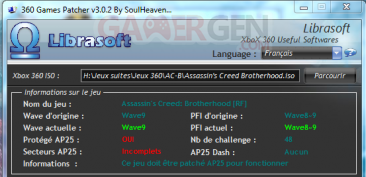 Patcher  jeux AP2.5 avec 360 Wave patcher-1