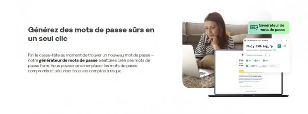 kaspersky password manager generateur mot passe