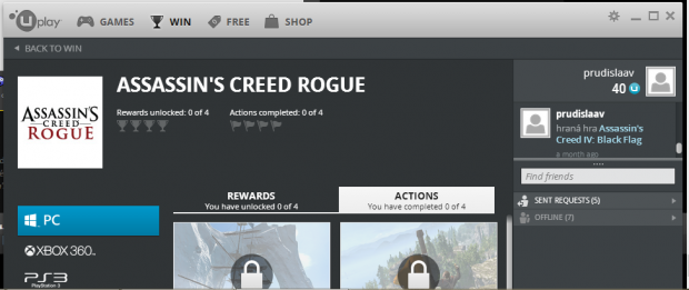 assassins creed rogue uplay pc