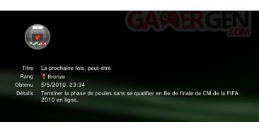FIFA WORLD CUP 2010 trophee masque cache bronze     3