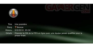 FIFA WORLD CUP 2010 trophee masque cache bronze     1