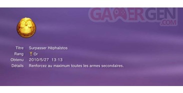Le choc des titans trophees OR 1