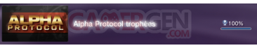 Alpha Protocol Trophees 1