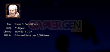 Agarest Generation of War Zero Trophées ARGENT 06