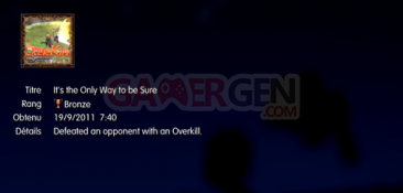 Agarest Generation of War Zero Troph&eacute;es BRONZE 11