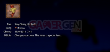 Agarest Generation of War Zero Troph&eacute;es BRONZE 15