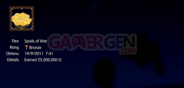Agarest Generation of War Zero Troph&eacute;es BRONZE 18