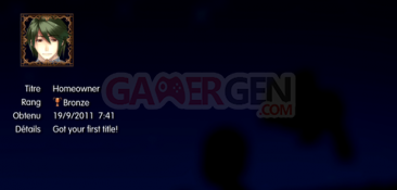 Agarest Generation of War Zero Troph&eacute;es BRONZE 21