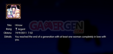 Agarest Generation of War Zero Trophées MASQUES 08