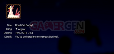 Agarest Generation of War Zero Trophées MASQUES 09