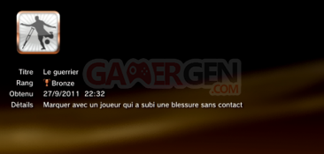 FIFA 12 - Troph&eacute;es - BRONZE 08