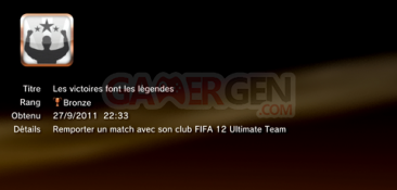 FIFA 12 - Troph&eacute;es - BRONZE 18