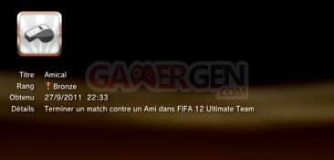 FIFA 12 - Troph&eacute;es - BRONZE 21