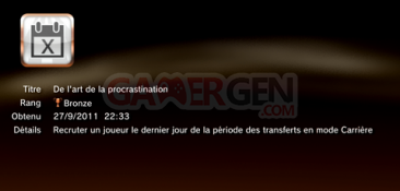 FIFA 12 - Troph&eacute;es - BRONZE 23