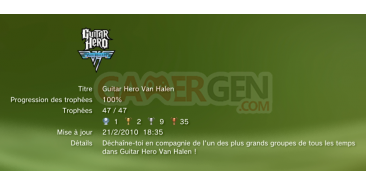 Guitar Hero Van Halen Trophees  2