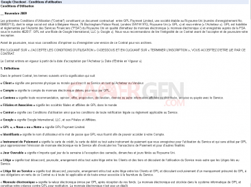 google-dev-compte-condition-utilisation
