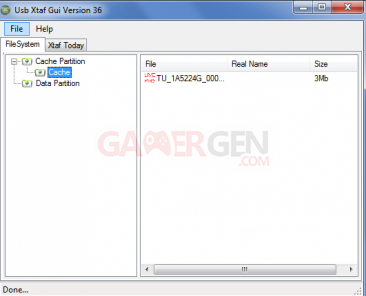 usb xtaf capture screenshot menu glisser mise a jour (2)