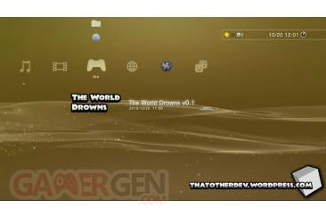 HOMEBREW - The World Drowns v0.1s PS3 01