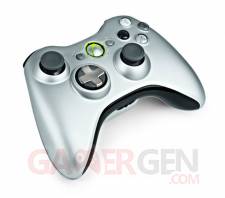 Manette-Xbox360 Silver  02