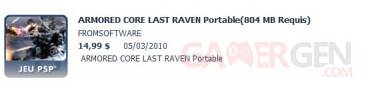 armored core last raver portable