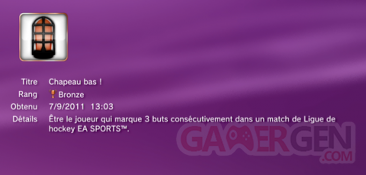 NHL 12 Troph&eacute;es MASQUE 1