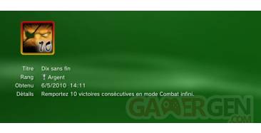 Super Street Fighter IV trophee argent  8