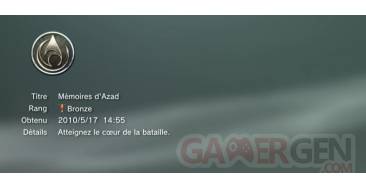 Prince of Persia les sables oublies forgotten sands trophees bronze   1