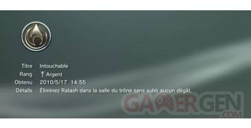 Prince of Persia les sables oublies forgotten sands trophees argent  6