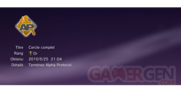Alpha Protocol Trophees OR 1