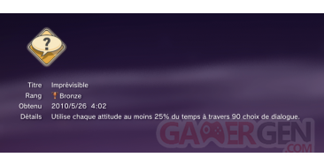 Alpha Protocol Trophees BRONZE 7