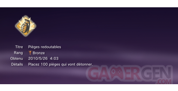 Alpha Protocol Trophees BRONZE 19