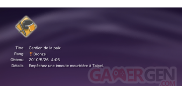 Alpha Protocol Trophees masques caches BRONZE 3