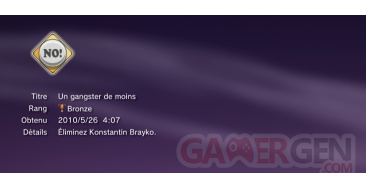 Alpha Protocol Trophees masques caches BRONZE 10