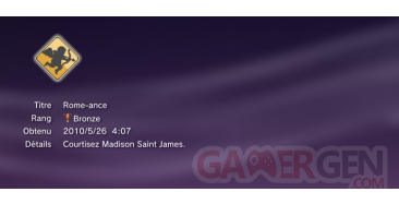 Alpha Protocol Trophees masques caches BRONZE 14