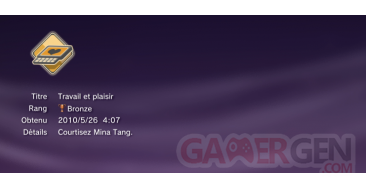 Alpha Protocol Trophees masques caches BRONZE 15