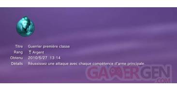 Le choc des titans trophees ARGENT 10